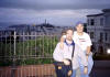 Ross and me at the top of Lombard St.